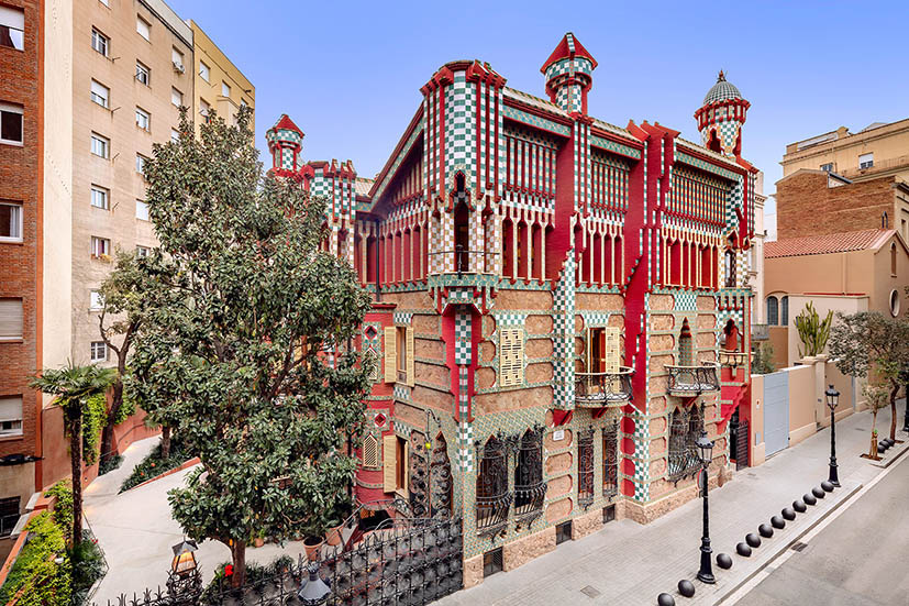 Gaudi Casa Vicens in Barcelona