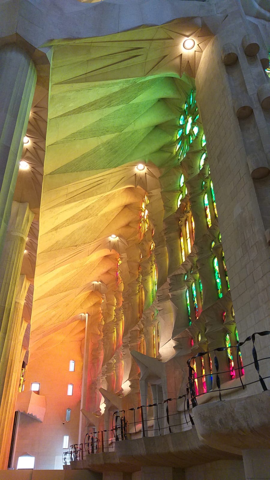 Sagrada stained glass windows