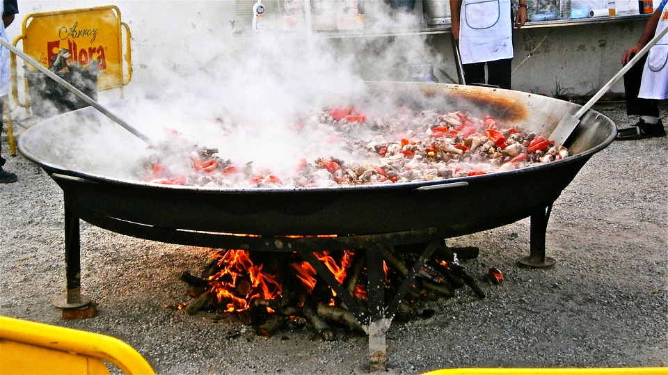 paella in Spain