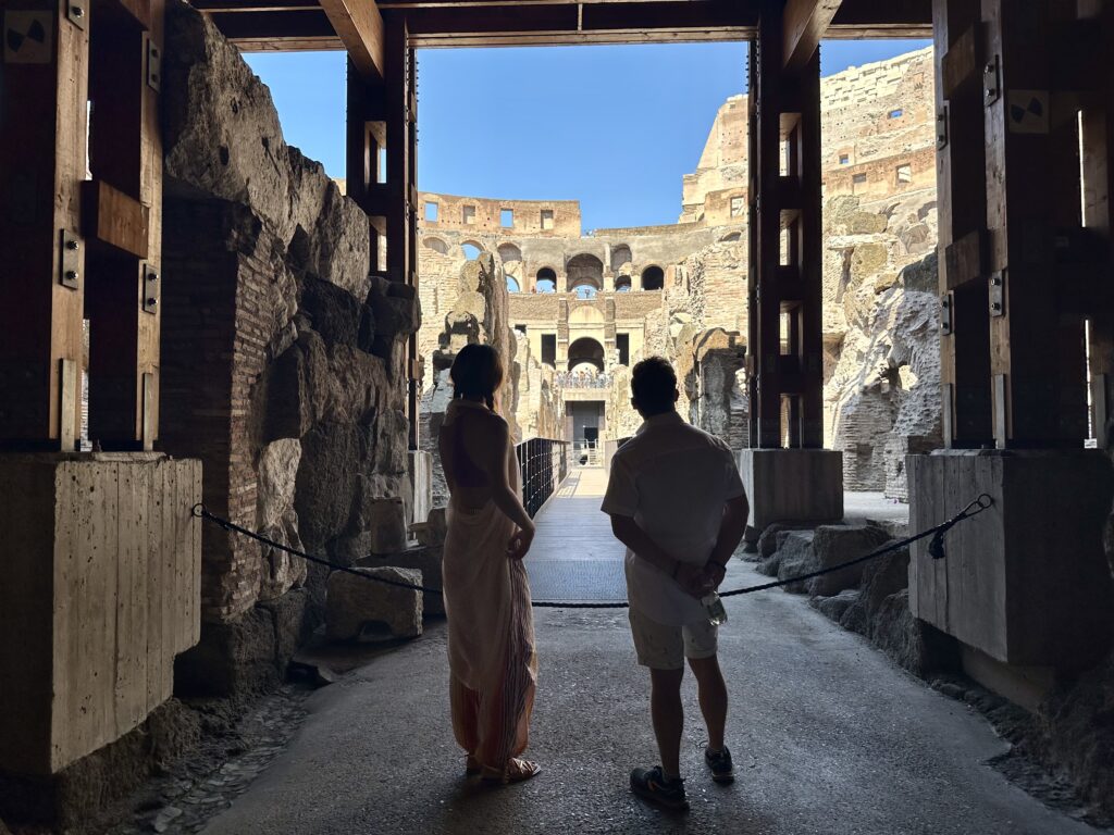 colosseum-tour-underground-couple