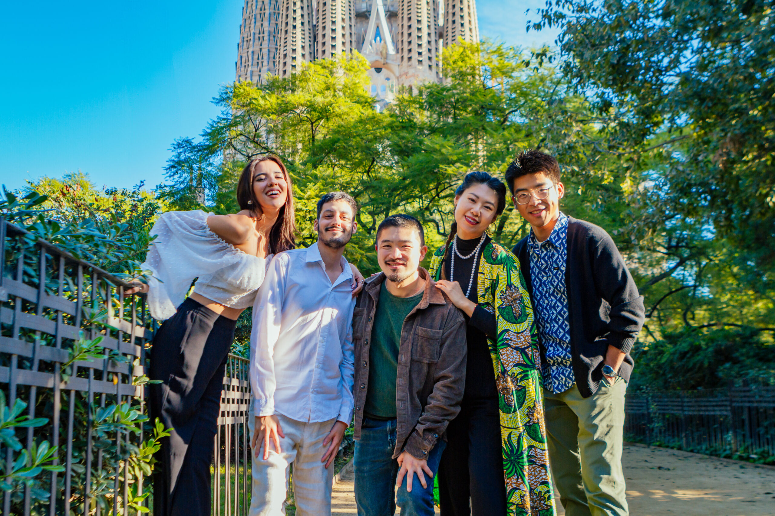 Photoshoot in front of the Sagrada Familia