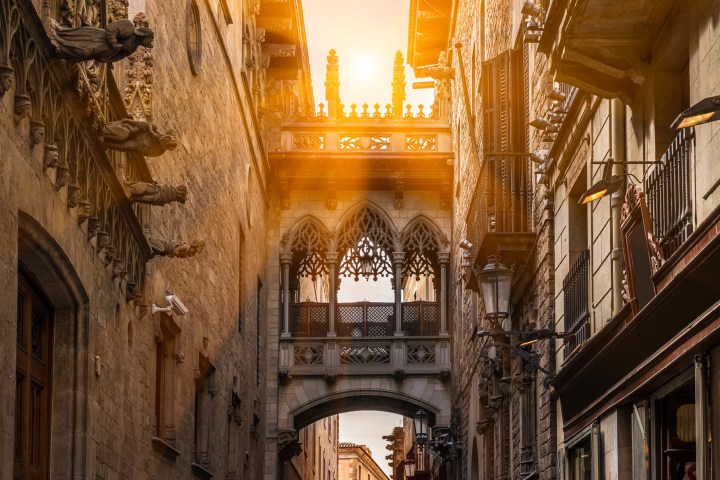 a tall building in a city