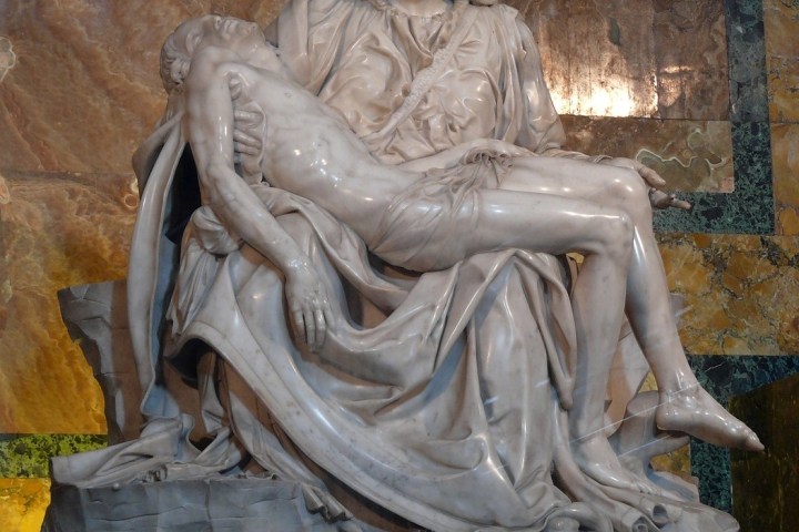 a statue of a person