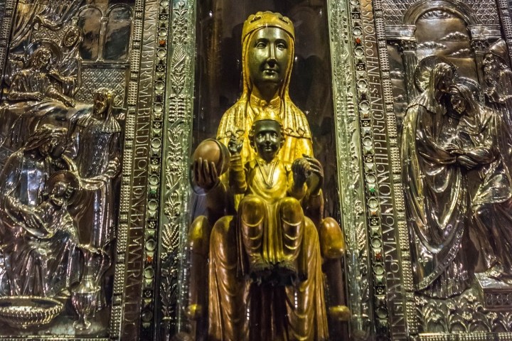 a close up of a building