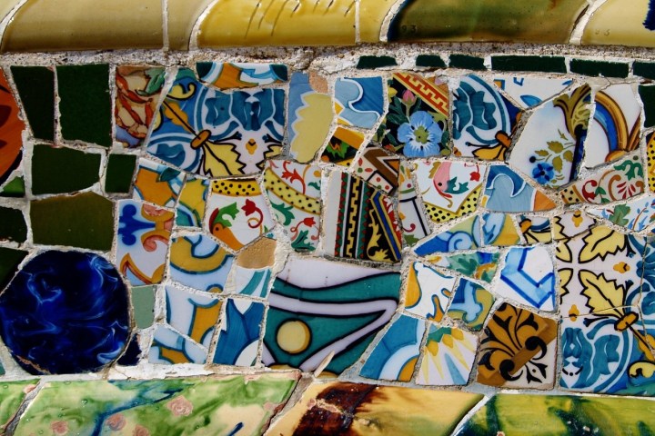 a graffiti covered wall