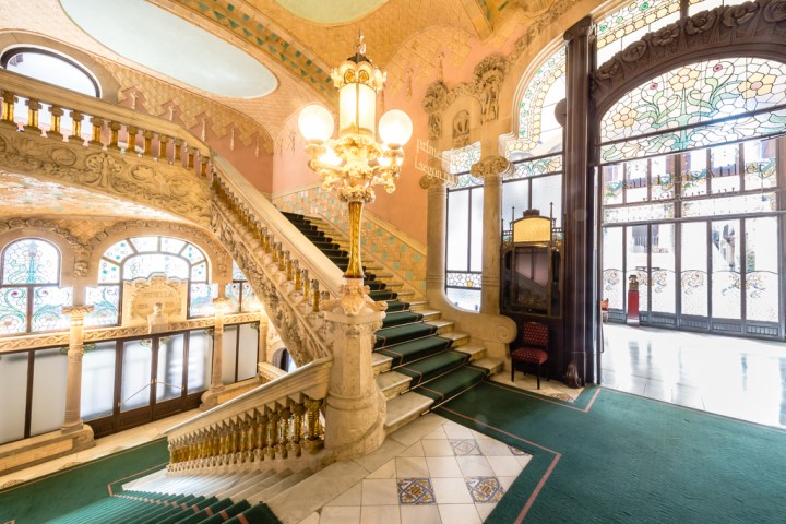 view of the foyer and main stairway