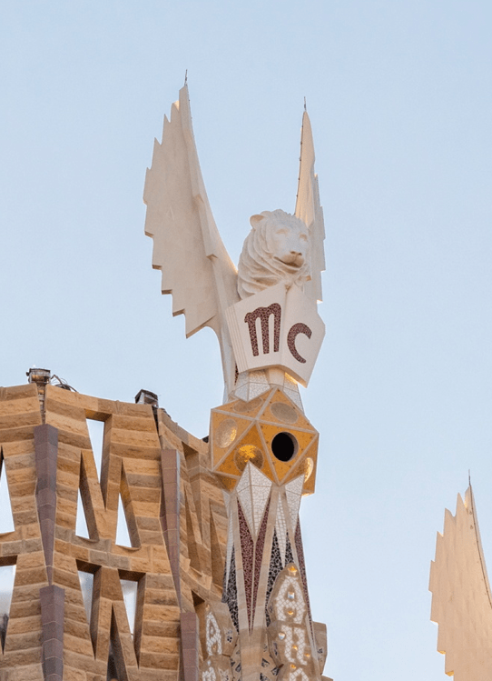 Evangelist towers sagrada familia