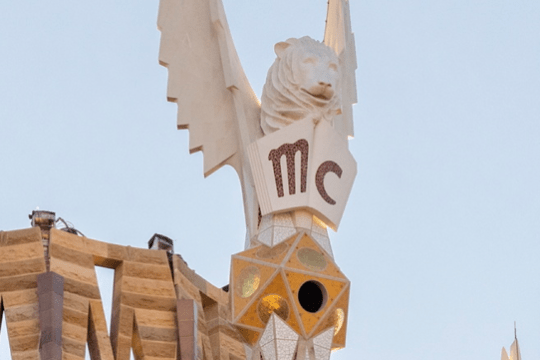 Evangelist towers sagrada familia